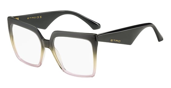 Etro 0005 - Grey Yllw, Acetate, Rectangle frame