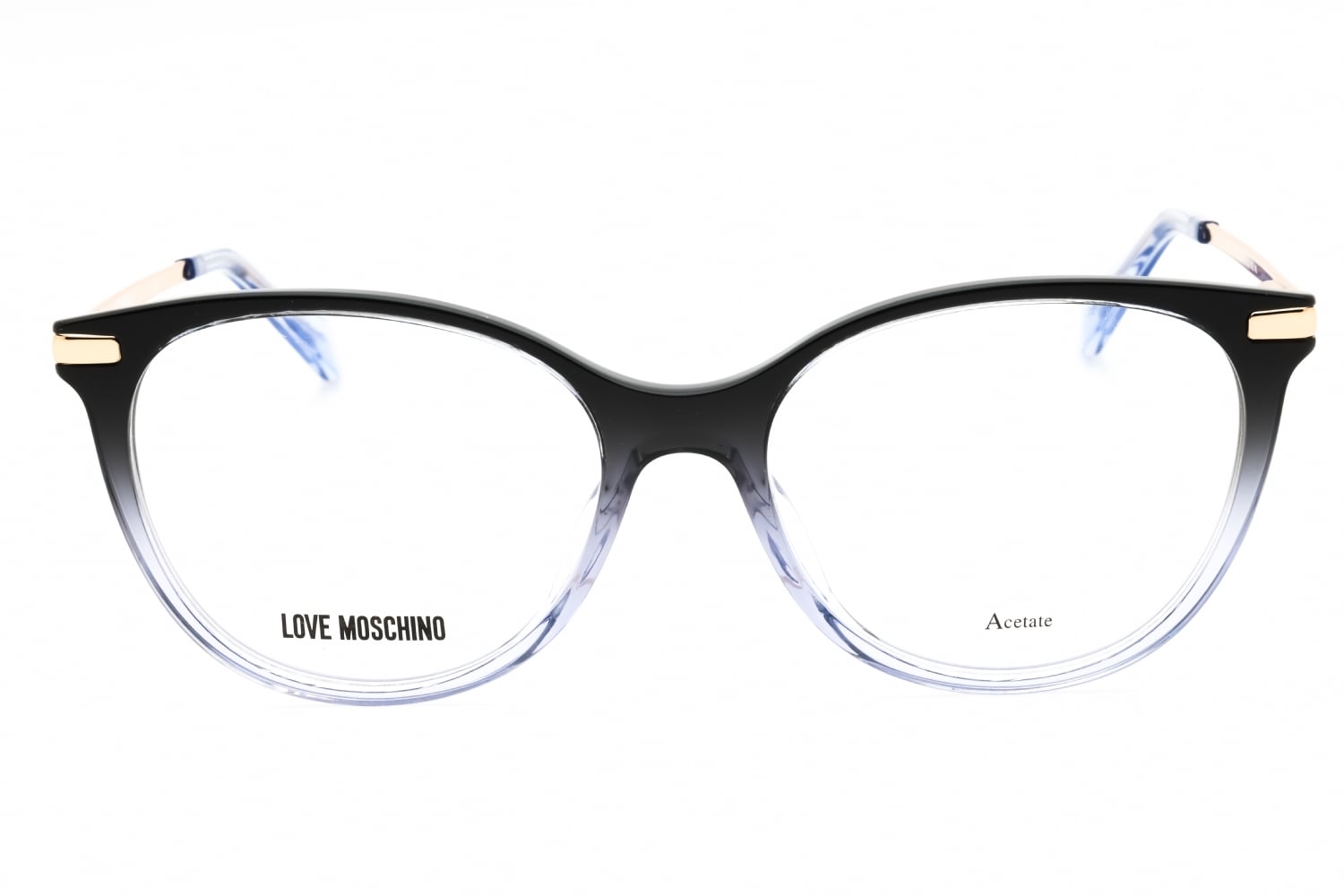 Moschino MOL570 - BLK Lilac, Plastic, Round frame