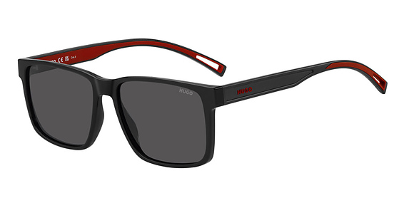HUGO HG 1369/S/US - 807ir Black, Plastic, Rectangle frame