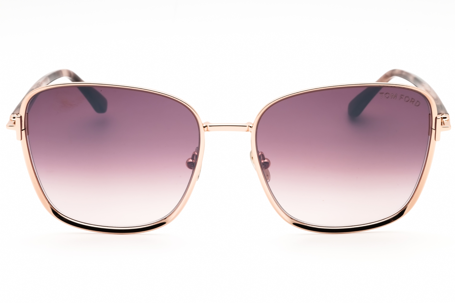 Tom Ford FT1029 - Shiny Rose Gold, Metal, Rectangle frame
