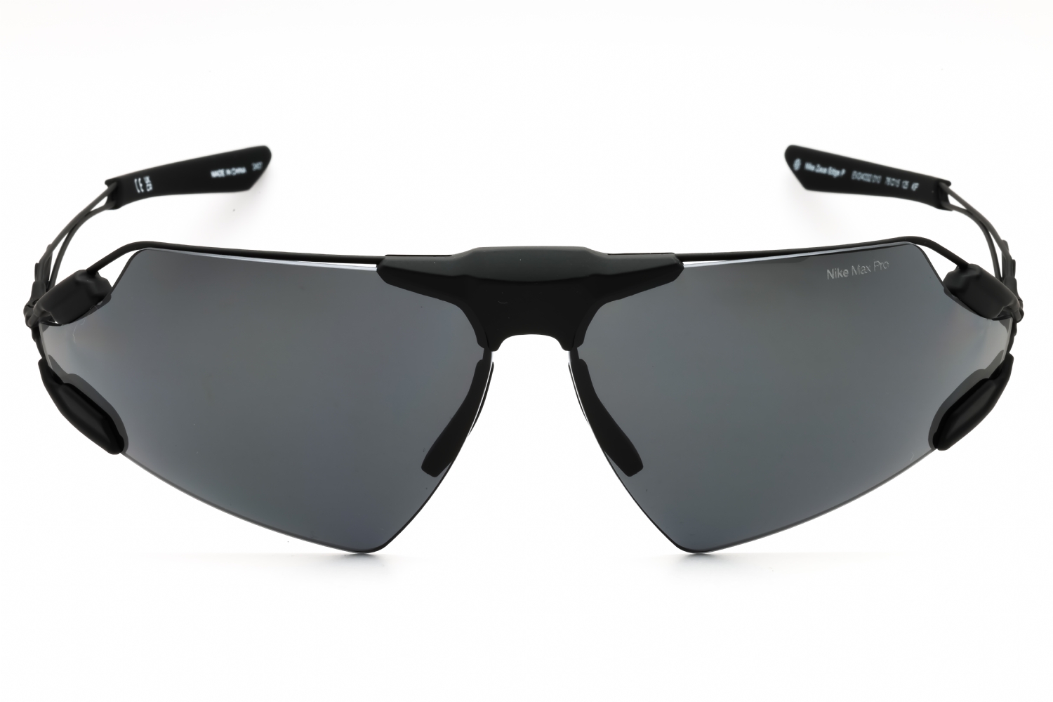 Nike NIKE ZEUS EDGE P EV24032 - Matte Black, Titanium, Oval frame