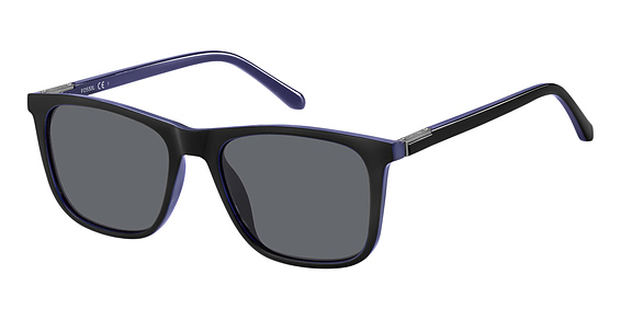 Fossil FOS 3100/S - 807ir Black, Acetate, Rectangle frame