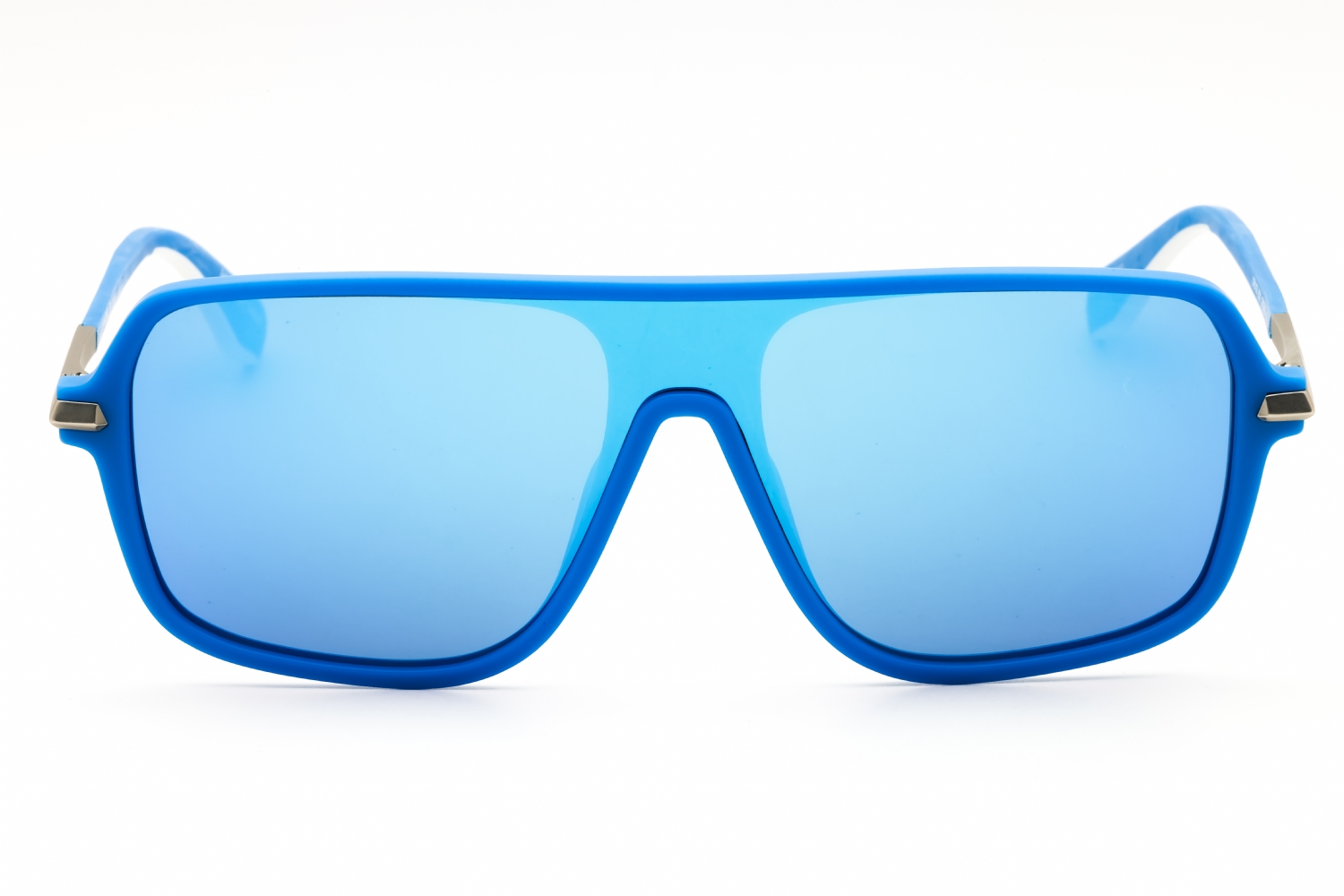 Adidas OR0100 - Matte Light Blue, Acetate, Wrap-Around frame
