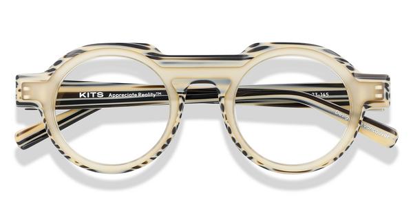 KITS Becket - Off White/Driftwood, Acetate, Round frame