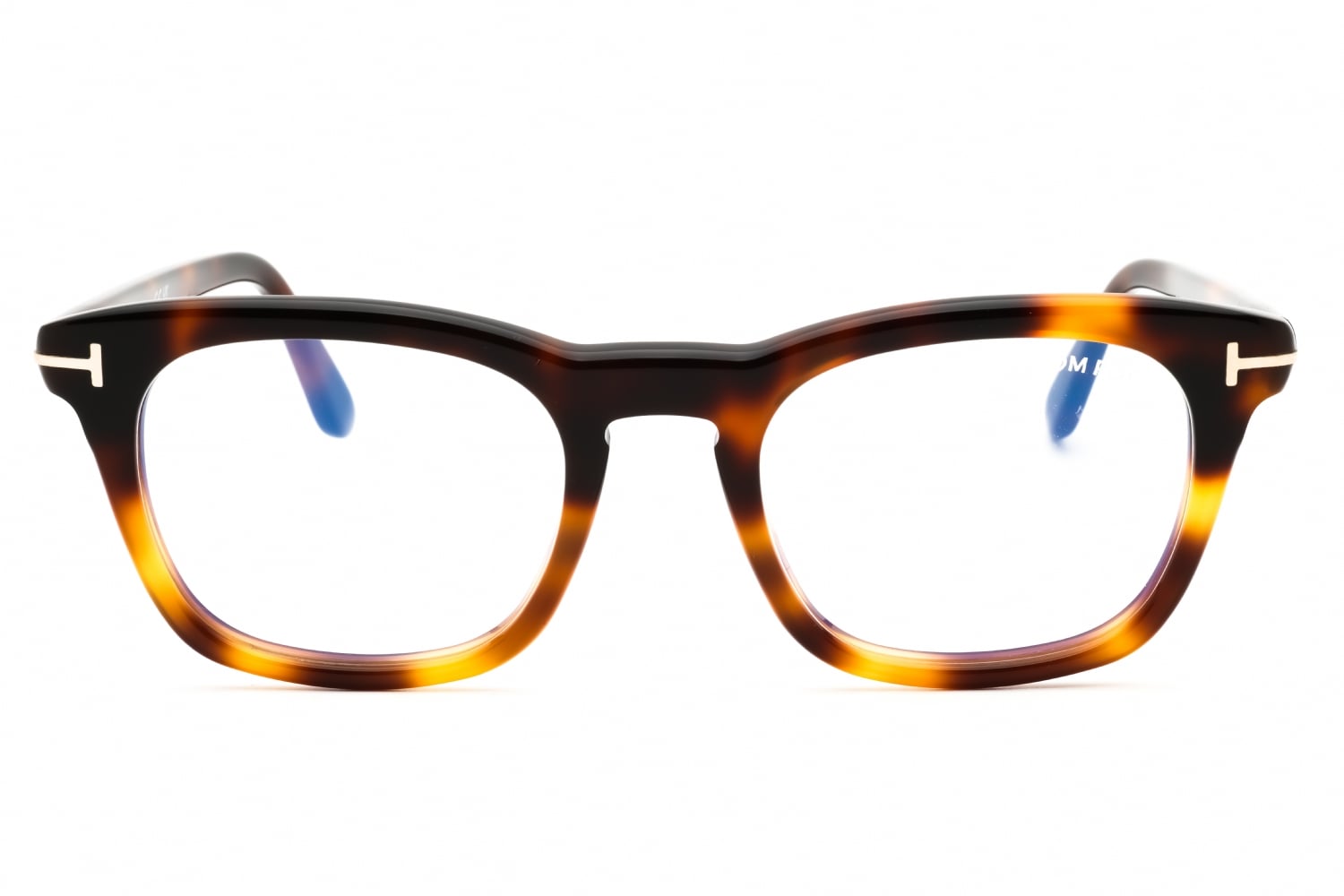 Tom Ford FT5870-B - Havana/other/clear, Acetate, Rectangle frame