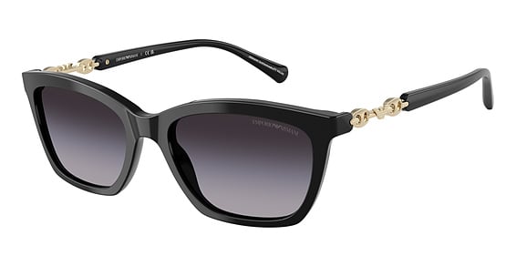 Emporio Armani EA4238 - Shiny Black, Plastic, Oval frame