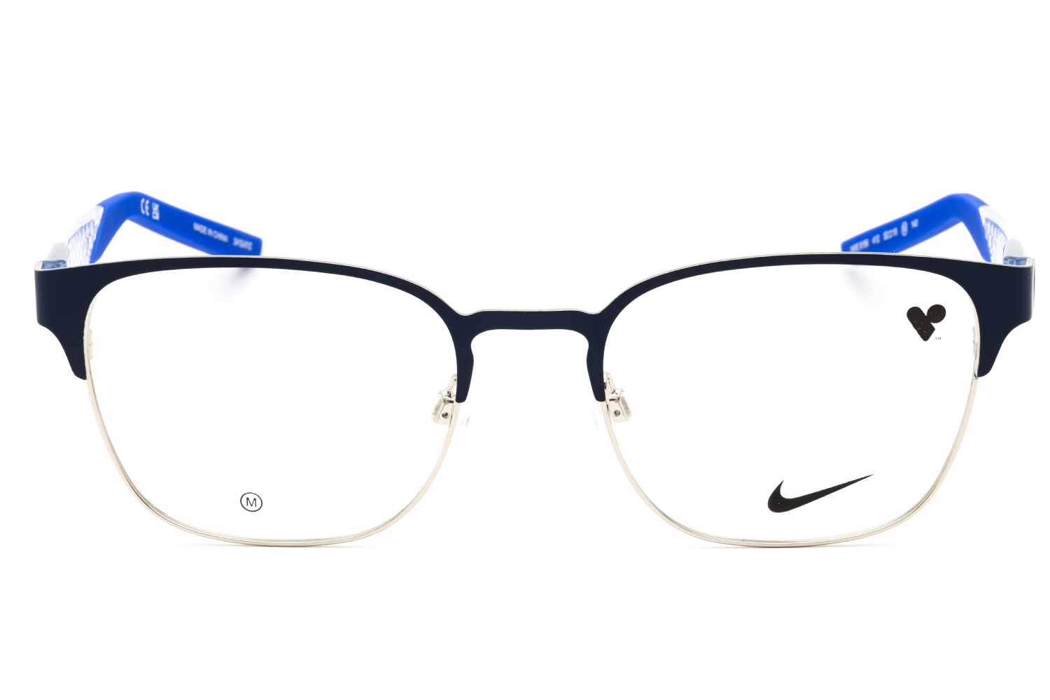 Nike NIKE 8156 - Matte Blue Void/silver, Metal, Rectangle frame