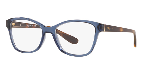 Vogue VO2998 - Transparent Blue, Acetate, Cat Eye frame