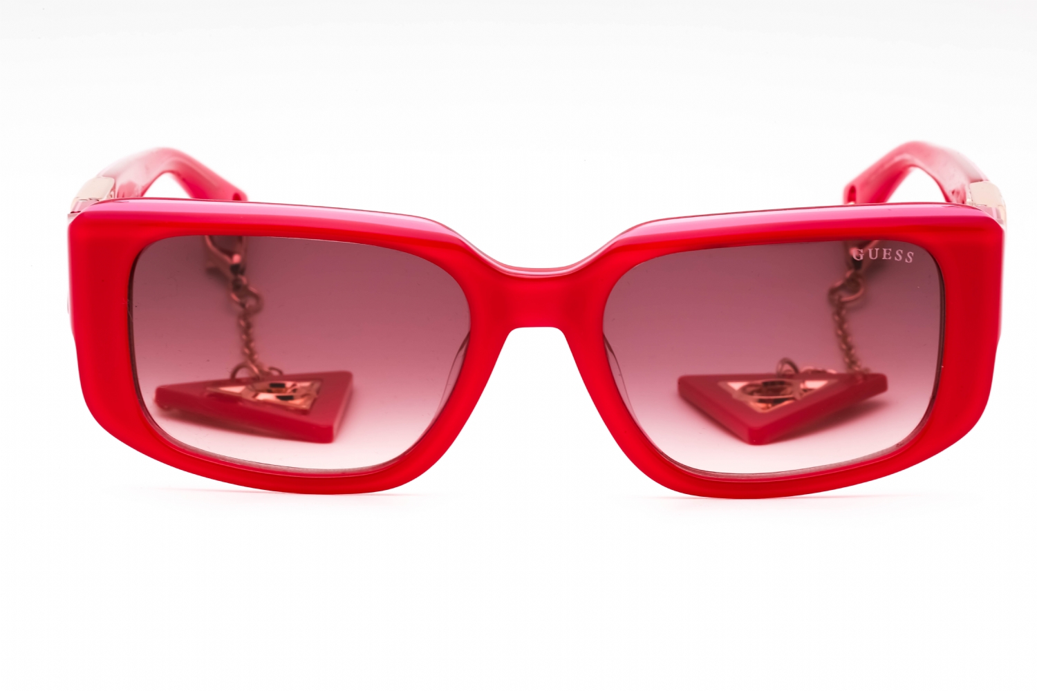 Guess GU7891 - Shiny Pink, Acetate, Rectangle frame