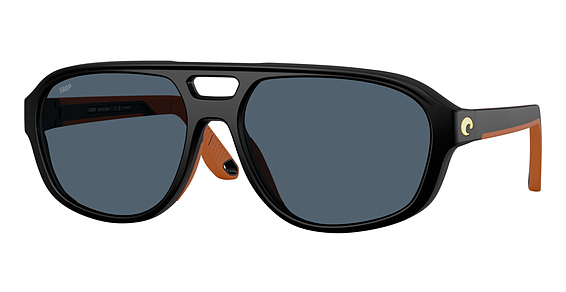 Costa Del Mar 6S9133 STREET HEAT - Matte Black, Acetate, Aviator frame
