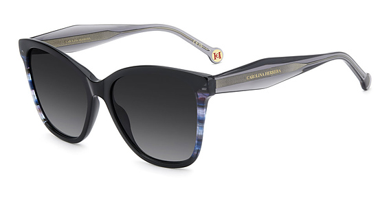 Carolina Herrera HER 0390/S - 8079o Black, Acetate, Cat Eye frame