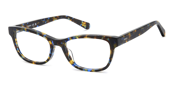 Fossil FOS 7201/US - Hvpttblue, Acetate, Rectangle frame