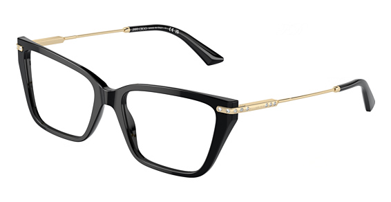 Jimmy Choo JC3002B - Black, Plastic, Rectangle frame