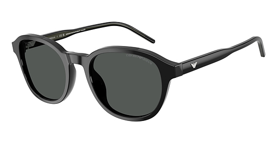 Emporio Armani EA4247U - Shiny Black, Plastic, Round frame