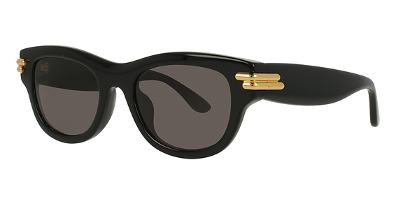 Bottega Veneta BV1323SK - Black, Plastic, Rectangle frame