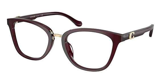 COACH HC6272U - Milky Merlot, Plastic, Cat Eye frame