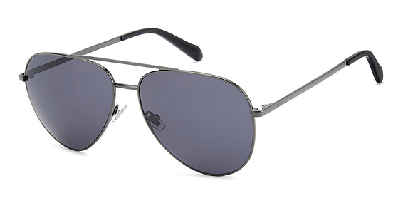Fossil FOS 3176/G/S/US - Kj1ir Dk Ruthen, Stainless Steel, Aviator frame