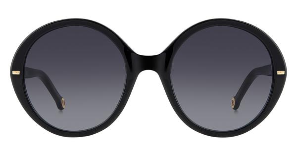 Carolina Herrera HER 0177/S - Black White, Acetate, Round frame