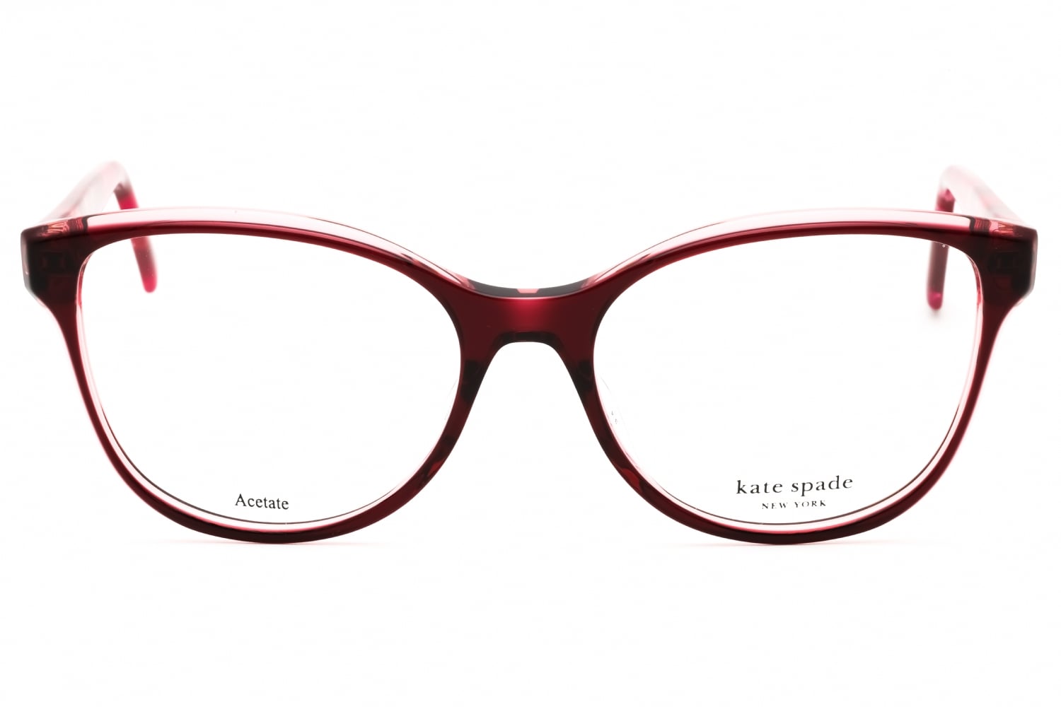 Kate Spade ROSALIND/G - Transparent RED ON Pink, Plastic, Rectangle frame
