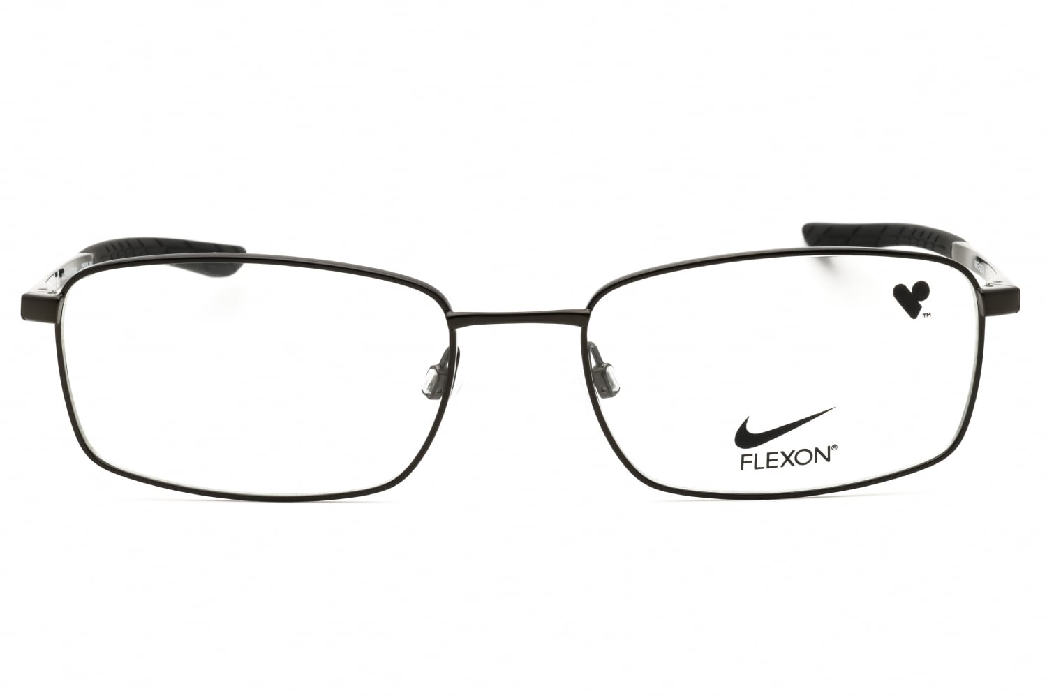 Nike 4283 - Black, Metal, Rectangle frame