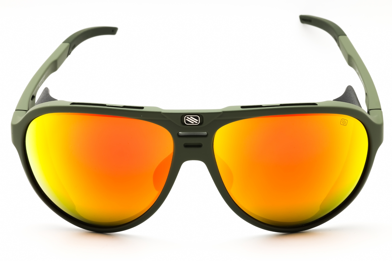 Rudy Project SP814013 - Olive M.- MLS Orange, Plastic, Aviator frame