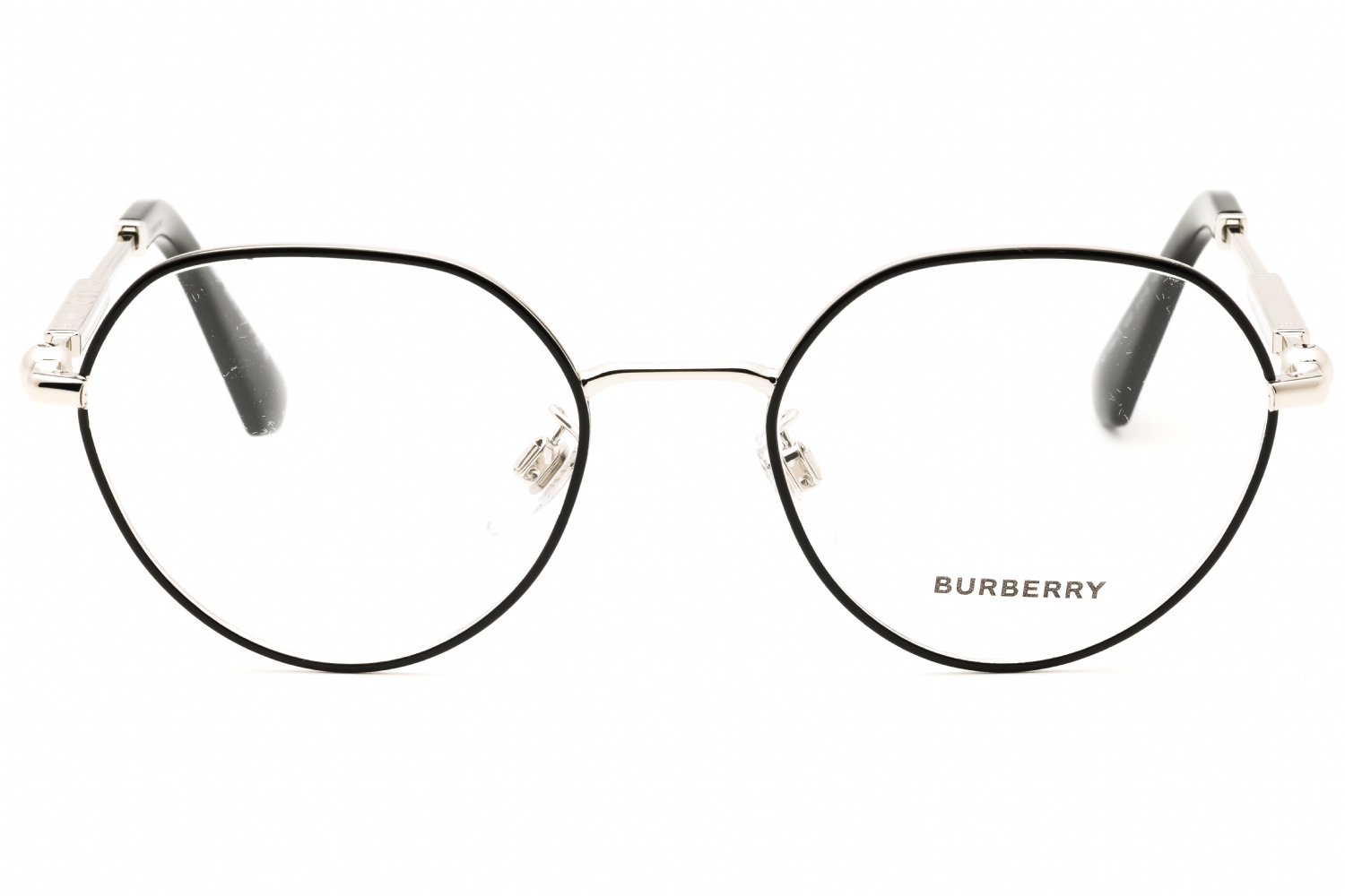 Burberry 0BE1388D - Black, Metal, Round frame