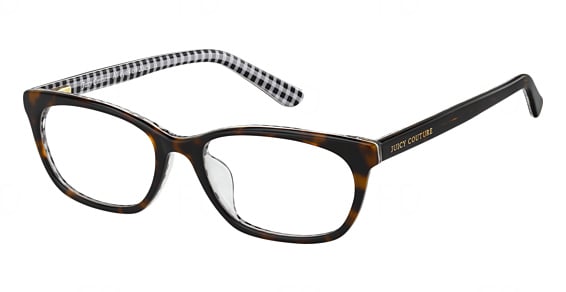 Juicy Couture JU 303 - Havana, Acetate, Rectangle frame