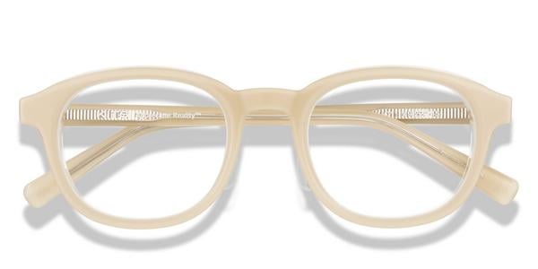 KITS Aspen Primo Lift-off™ - Oatmeal / White /Clear, Acetate, Round frame