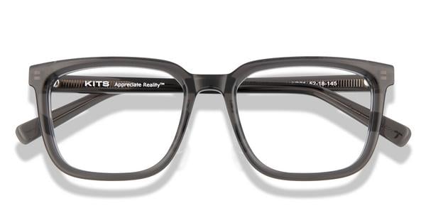 KITS Fir Lift-off™ - Grey, Acetate, Rectangle frame
