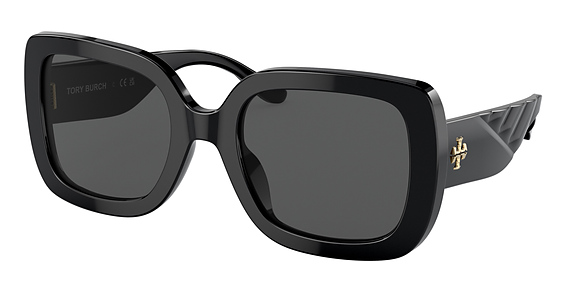 Tory Burch TY7179U - Black, Plastic, Rectangle frame
