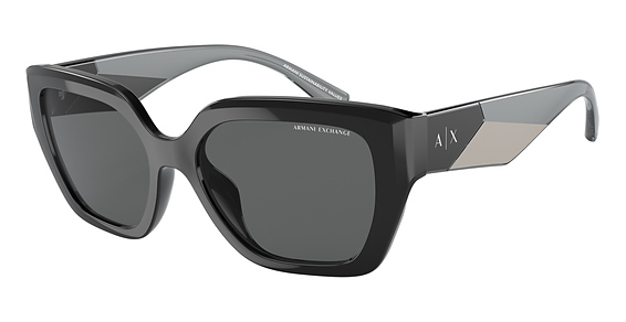 Armani Exchange AX4125SU - Shiny Black, Acetate, Oval frame