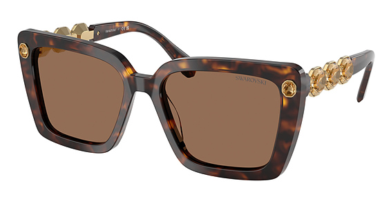 Swarovski SK6032 - Havana, Plastic, Rectangle frame