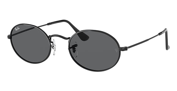 Ray-Ban RB3547 OVAL - Black, Metal, Oval frame