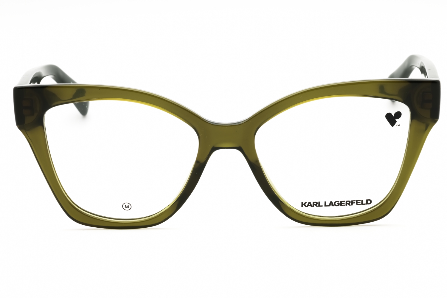 Karl Lagerfeld KL6150 - Khaki, Acetate, Cat Eye frame