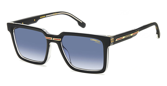 Carrera Victory C 02/S - 7c508 Black Cry, Plastic, Rectangle frame