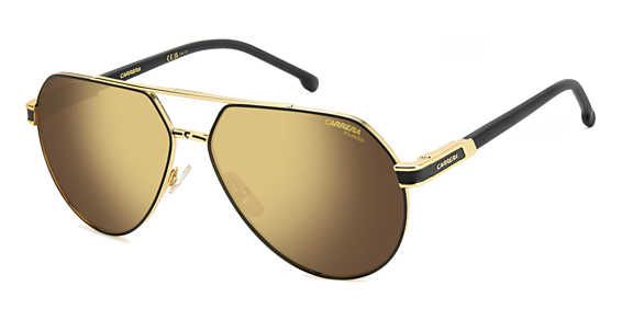 Carrera 1067/S - I46yl Mt Bk Gd, Metal, Aviator frame