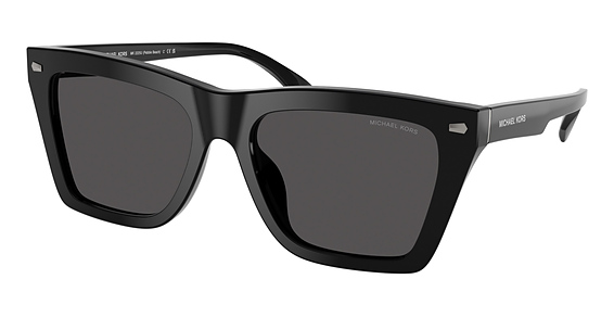 Michael Kors MK2225U PEBBLE BEACH - Black, Plastic, Rectangle frame