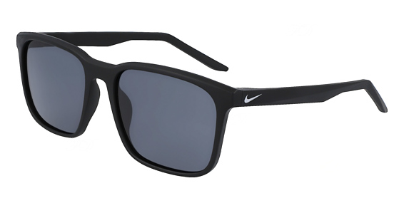 Nike NIKE RAVE P N IU4883X - Matte Black, Plastic, Rectangle frame