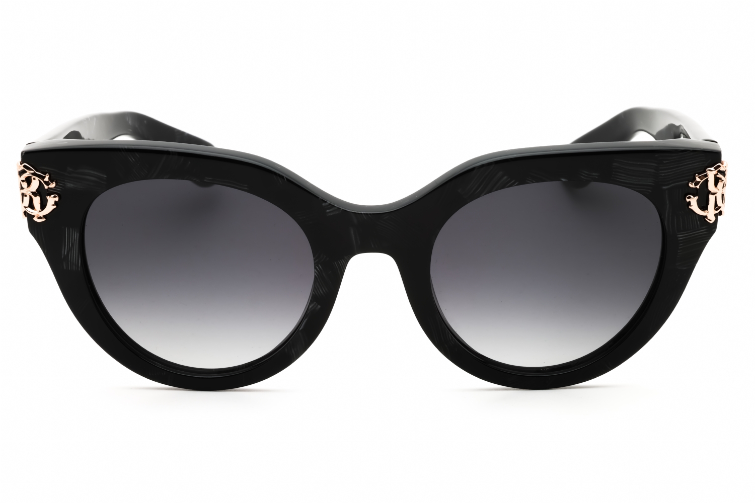 Roberto Cavalli SRC065M - Shiny Black, Acetate, Cat Eye frame