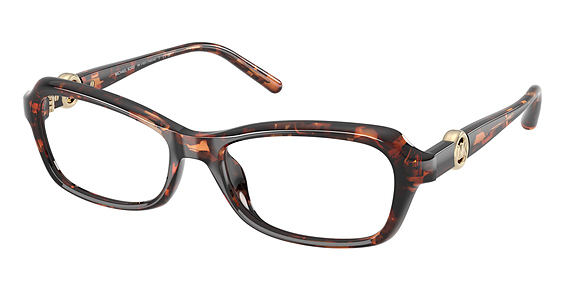 Michael Kors MK4182U HAKONE - Luggage Tortoise, Acetate, Mixed Shapes frame