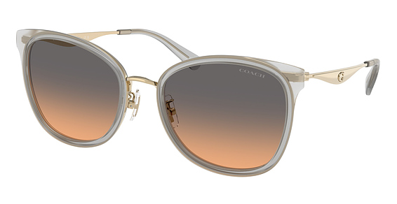 COACH HC7170 CW185 - Light Gold, Metal, Oval frame