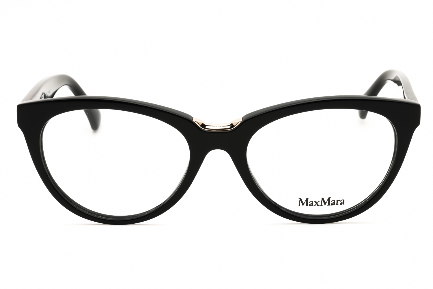 Max Mara MM5132 - Shiny Black, Acetate, Oval frame