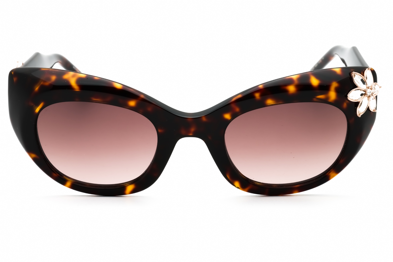 Carolina Herrera HER 0215/S - Dark Tortoise, Plastic, Cat Eye frame