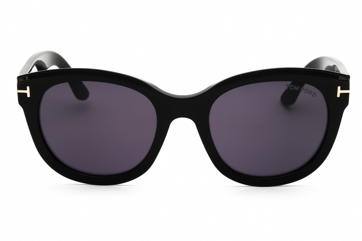 Tom Ford FT1114 - Shiny Black, Acetate, Round frame