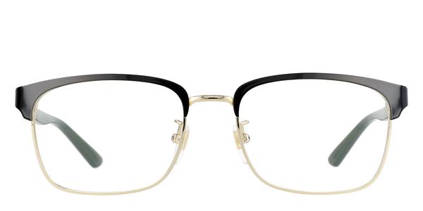 Gucci GG0934OA - Black Green, Metal, Rectangle frame
