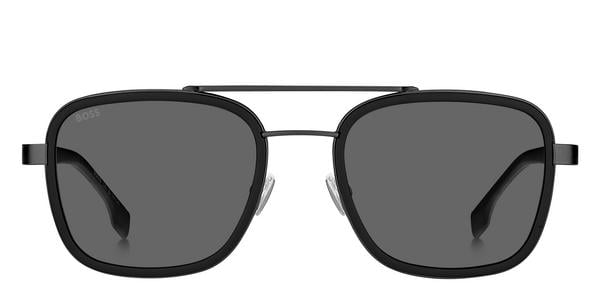 Hugo Boss Boss 1486/S - Matte Black, Metal, Rectangle frame