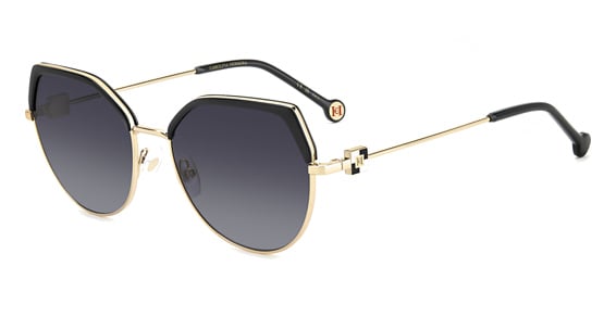 Carolina Herrera HER 0238/S - 2m29o Blk Gold B, Metal, Geometric frame