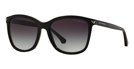 Emporio Armani EA4060F - Shiny Black, Plastic, Round frame