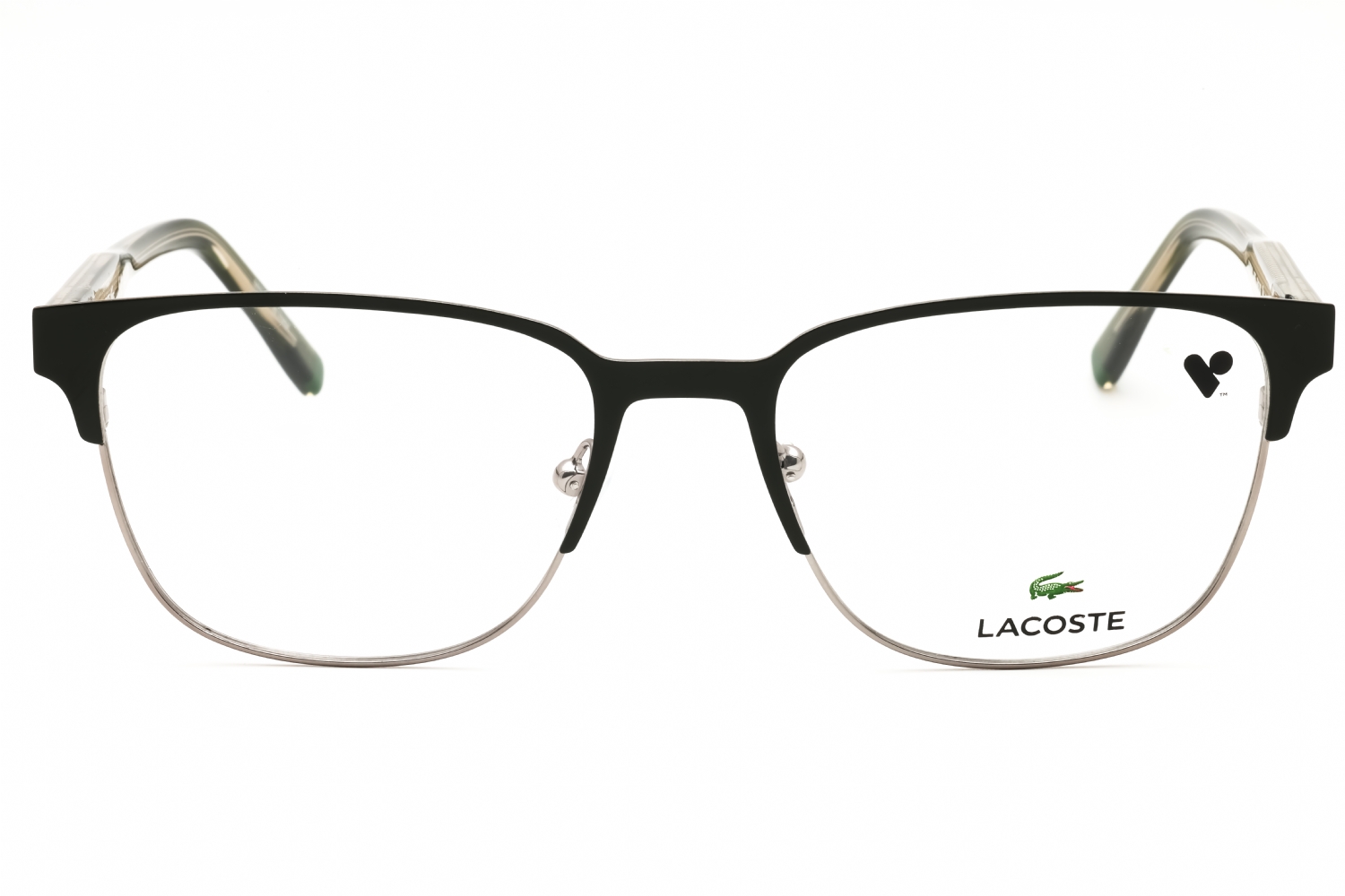 Lacoste L2304N - Matte Khaki, Metal, Rectangle frame