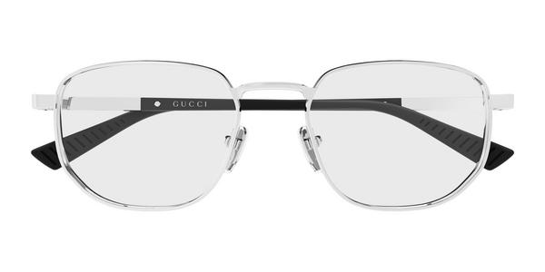 Gucci GG2093O - Silver Black, Metal, Round frame
